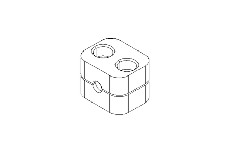 Pipe clamp D=8 B=30