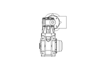 Worm gear motor 0.12kW 0.38 1/min