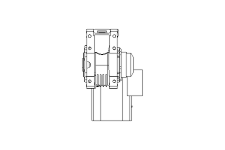 Worm gear motor 0.12kW 0.38 1/min