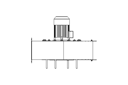 Radial flow fan 230V 1500W