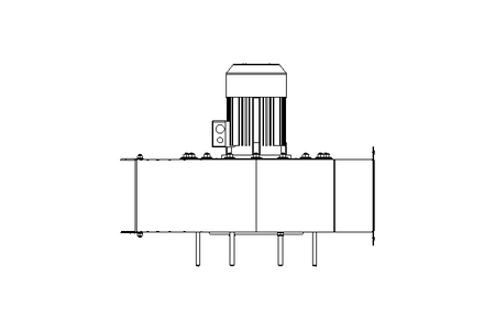 Radial flow fan 230V 1500W