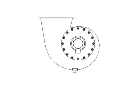 Radial flow fan 230V 1500W