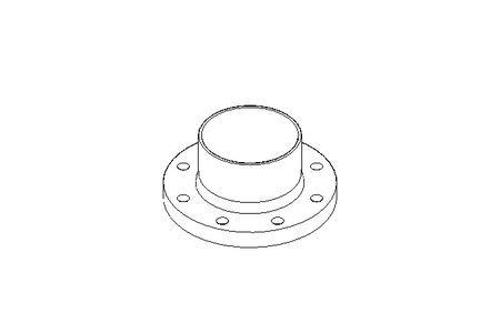 FLANGE DN80 ISO FORM R 1.4539