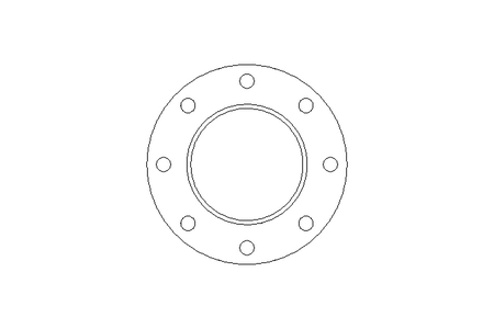 FLANGE   DN80 ISO FORM V 1.4539