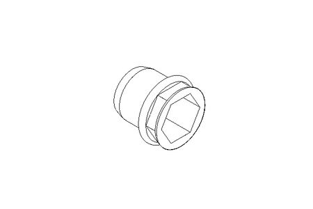 Bucha roscada para solda ponto M8x11