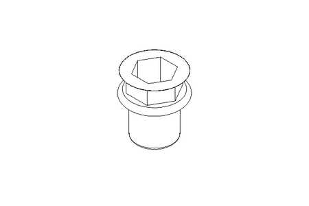 Inserto filettato cieco M8x11x17,4 A2