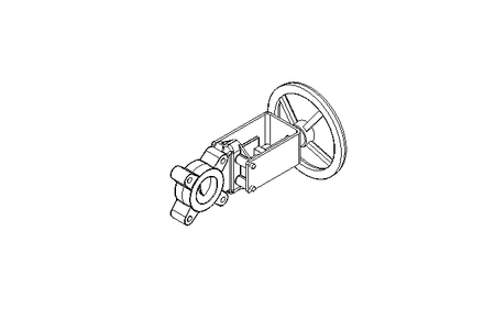 Knife gate valve