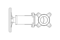 Knife gate valve