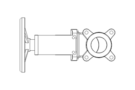 Knife gate valve