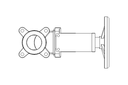 Knife gate valve