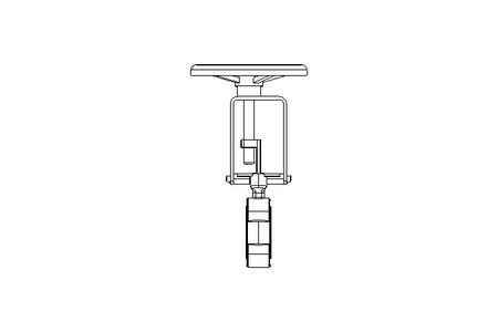 Knife gate valve