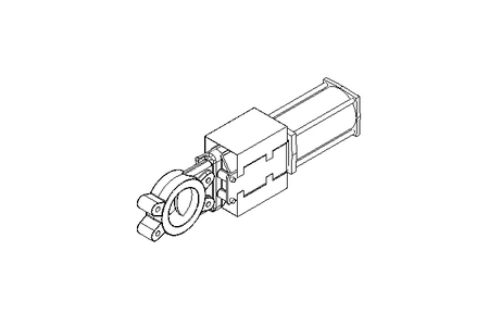 Knife gate valve DN100 PN10