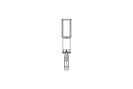 Knife gate valve DN125 PN10 pneumatic