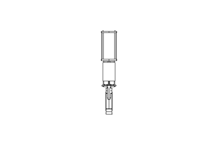 Knife gate valve DN125 PN10 pneumatic