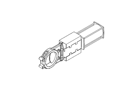 Knife gate valve DN200 PN10 pneumatic