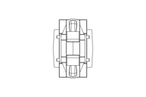 Knife gate valve DN200 PN10 pneumatic