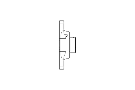 Flange bearing PCJT N-FA125.8 30x80x35.7