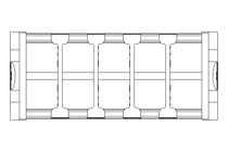 Esteira porta cabos Uniflex 1555