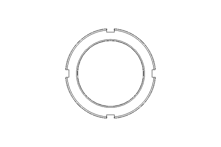 开槽螺母 M70x2 ST