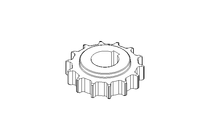 SPROCKET 1005 D=40,35 Z=14 A=38