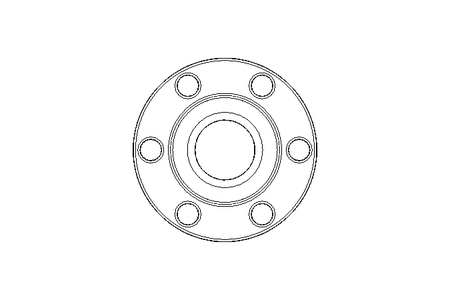 Threaded nut LH M16 PA