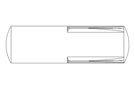 Goupille cannelée enfichable ISO 8741 6