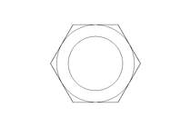 Tapered plug with nut L 35 St-Zn ISO8434