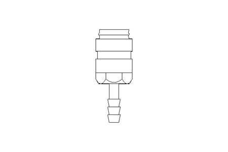 Schnellkupplung DN6 Ms-Ni