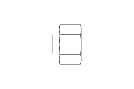 Tapered plug with nut L 15 St-Zn ISO8434