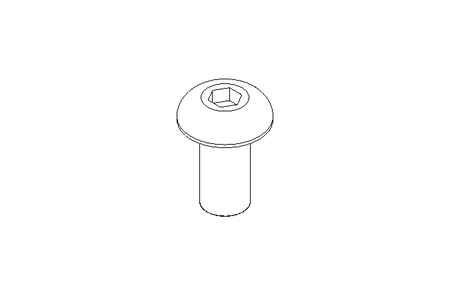 Flat head screw M5x10 A2-70 ISO 7380