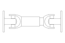 Gelenkwelle D=90 L1=250 L2=290