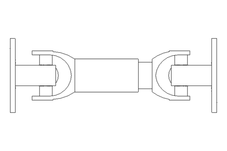 Gelenkwelle D=90 L1=250 L2=290