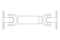 Gelenkwelle D=90 L1=280 L2=320