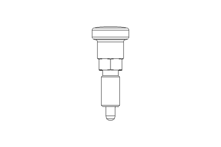 Rastbolzen D4 M8x1 Niro