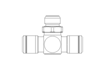 T-PLUG-IN SCREW CONNECTION G1/4 D=8 (SS)