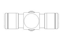 T-PLUG-IN SCREW CONNECTION G1/4 D=8 (SS)