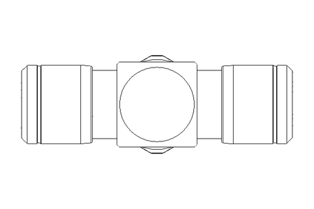 T-Steckverschraubung G1/4 D 8 Niro