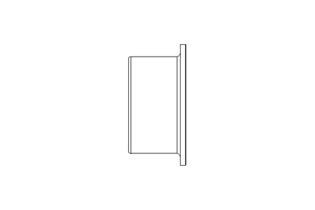 Plain bearing bush 25x28x35x16.5x1.5