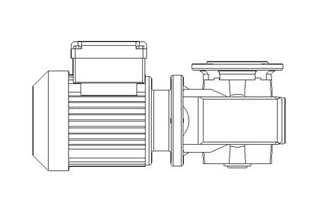 Schneckengetriebemotor 0,25kW 37 1/min