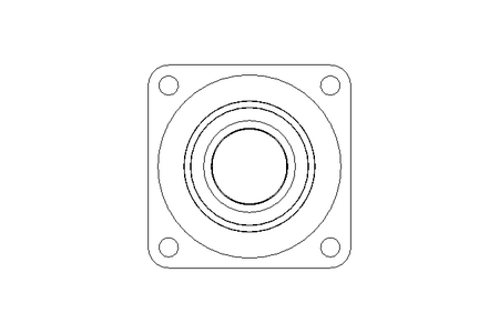 Flange bearing RCJ70 FA164 70/82.6x188