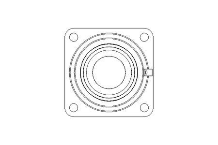 Flange bearing RCJ70 FA164 70/82.6x188