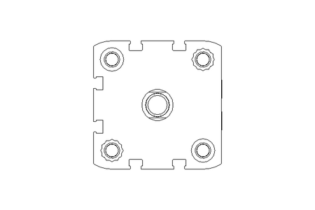 Doppelt wirkender Zylinder D50 Hub15