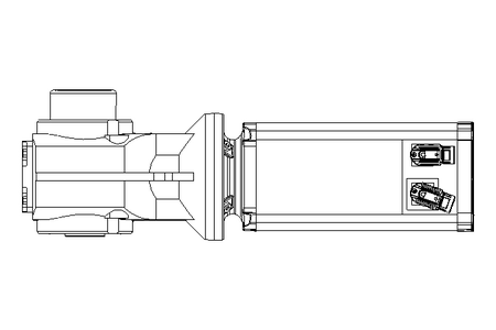 Bevel geared motor