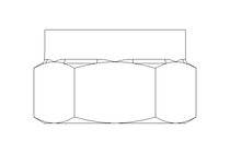 Hexagon nut M16x1.5 A2 DIN985