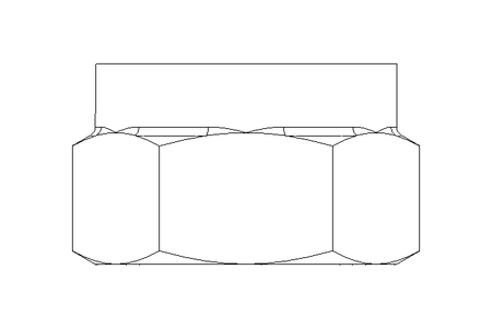 Hexagon nut M16x1.5 A2 DIN985