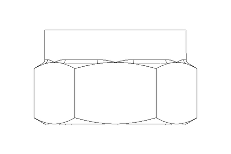 Hexagon nut M16x1.5 A2 DIN985