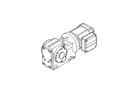 Kegelradgetriebemotor 0,37kW 10 1/min