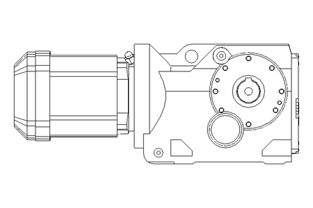 Kegelradgetriebemotor 0,37kW 10 1/min