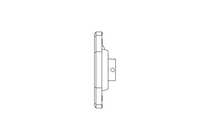 Flange bearing PCST AH23 30x156x43.3