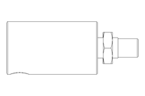 Rotating union M10x1-1/8